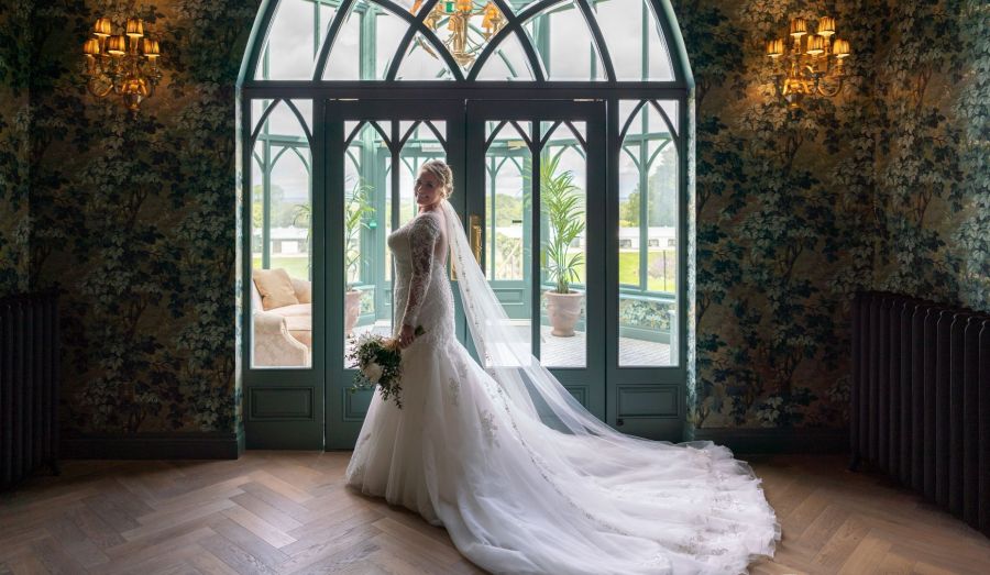 Bride in The Tapestry Room